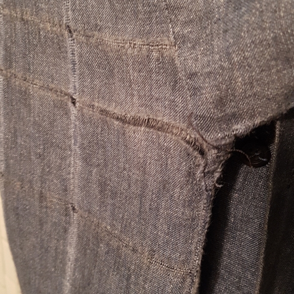 COPY - Eskandar denim colour linen tunic - Picture 4 of 5